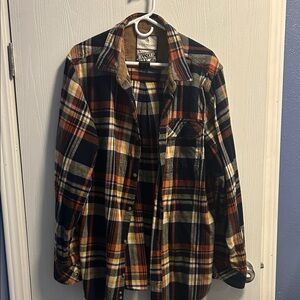 Legendary Whitetails Plaid Shirt - Black, Orange, White